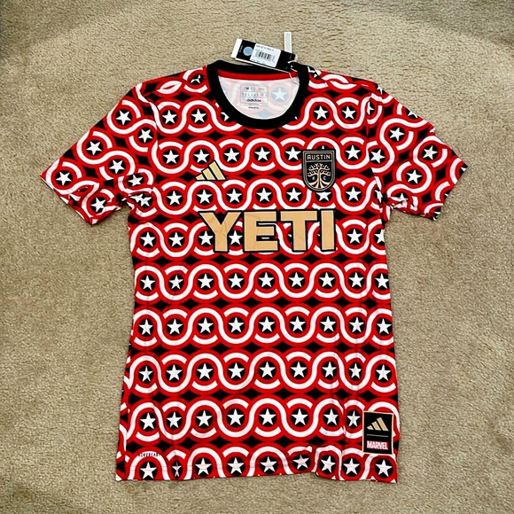 AUSTIN FC AMERICANA PRE-MATCH JERSEY men size M NWT - Picture 1 of 4